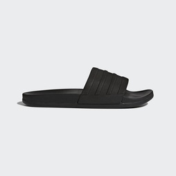 Adidas adilette Cloudfoam Plus Mono Férfi Akciós Cipők - Fekete [D74219]